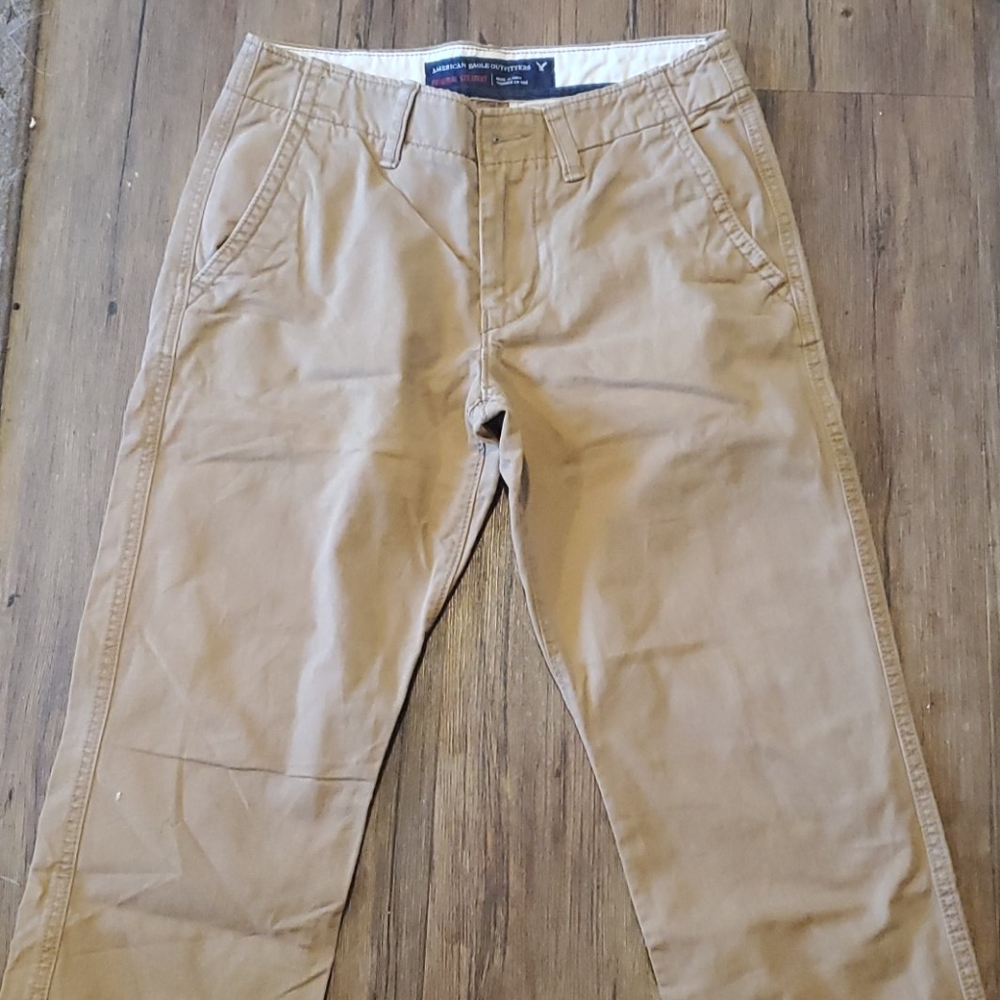AMERICAN EAGLE OUTFITTERS TAN  PANTS